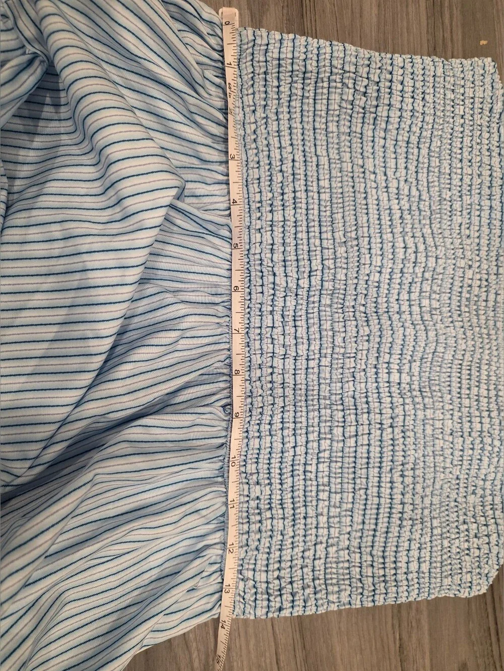 Commense Blue Perfect Beach Smocked Maxi Dress NWT Large - Picture 6 of 8